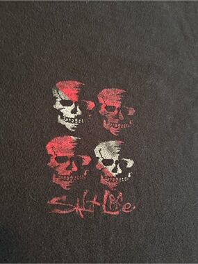 Salt Life Skull Short Sleeve T-shirt Size XL